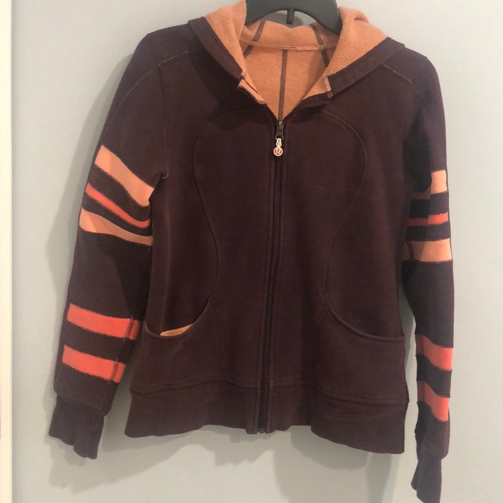 Lululemon Burgundy Hoodie Jacket Women’s Size S/M
